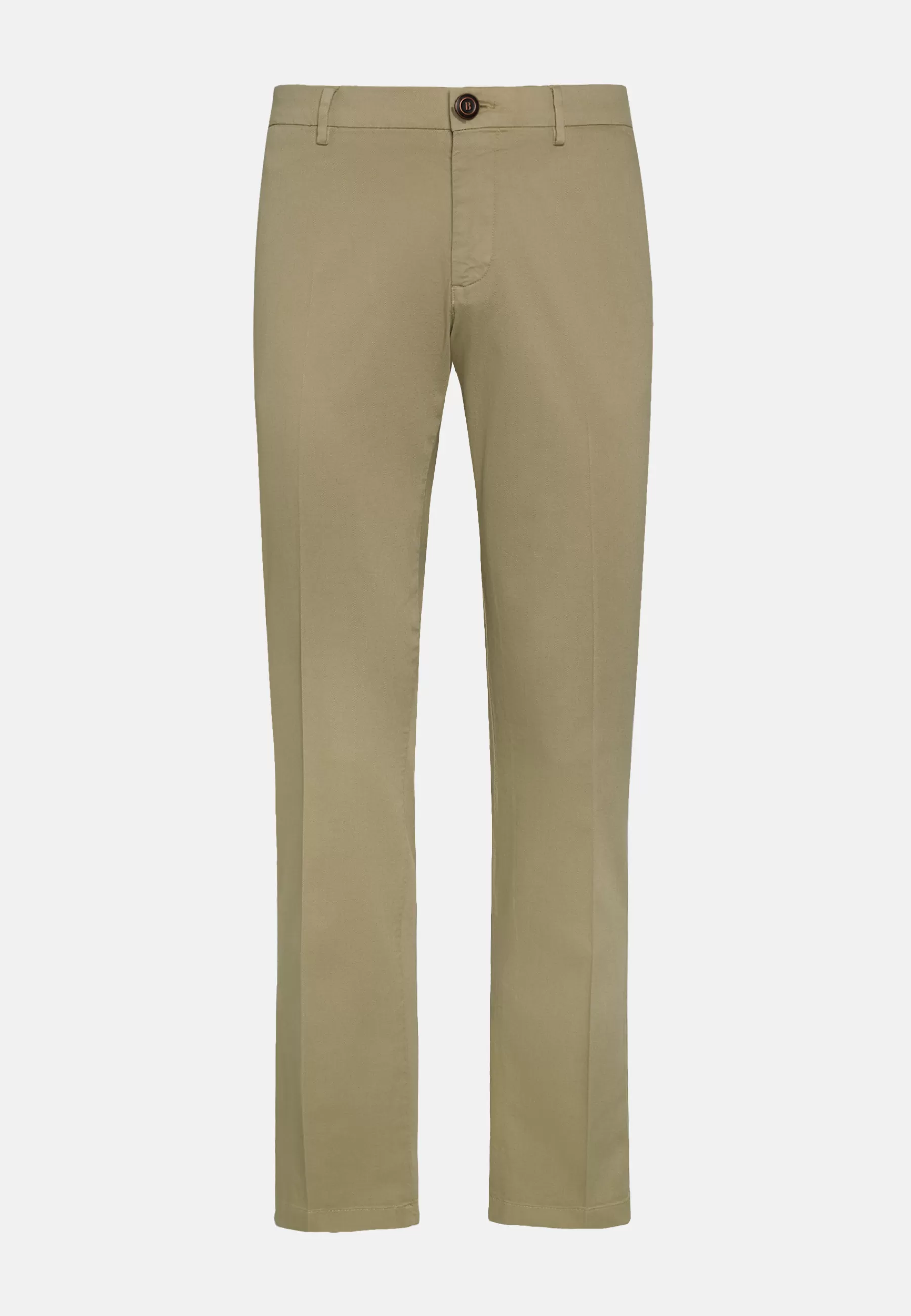 Pants^Boggi Milano Stretch Cotton/Tencel Pants Military Green