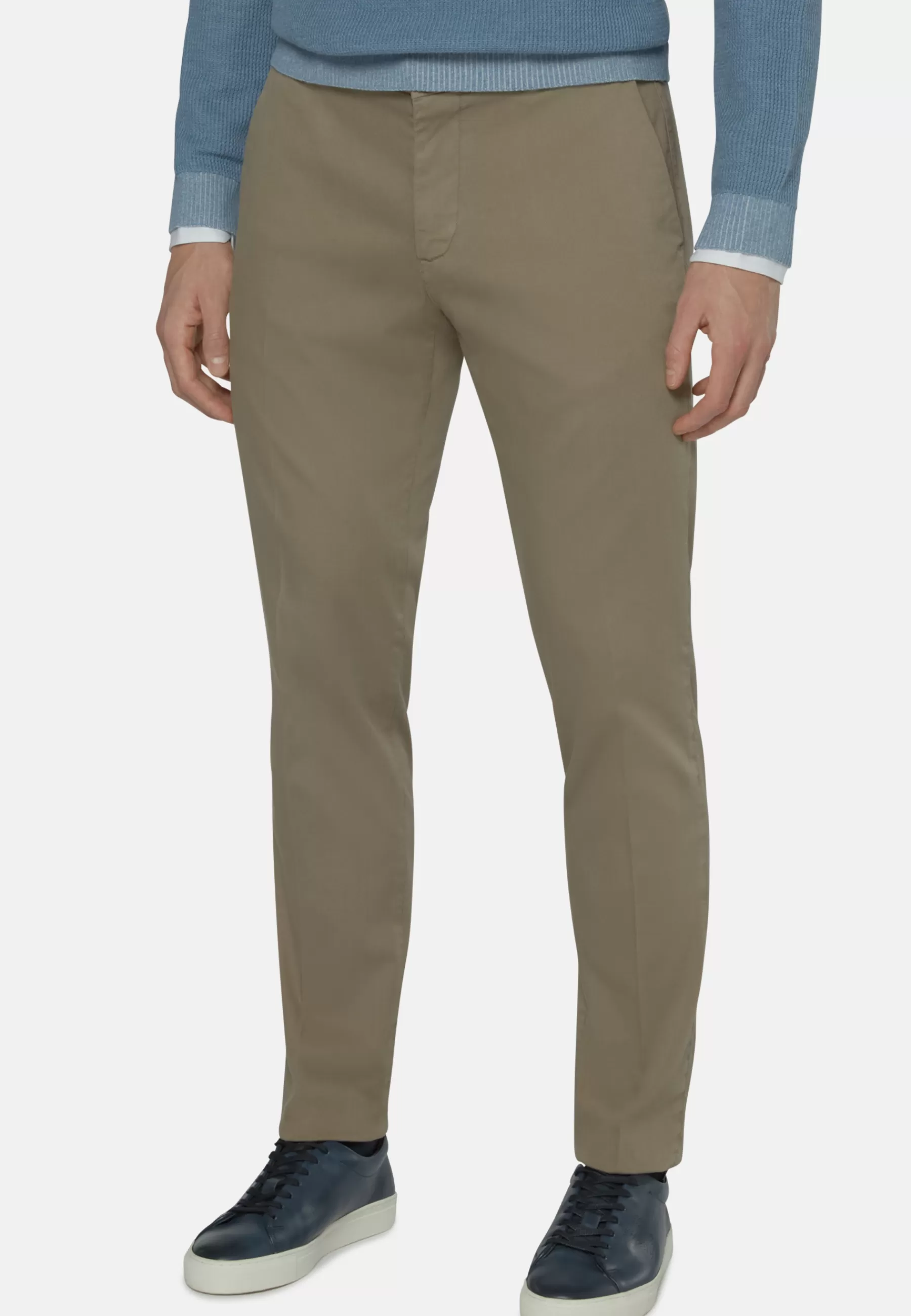 Pants^Boggi Milano Stretch Cotton/Tencel Pants Taupe