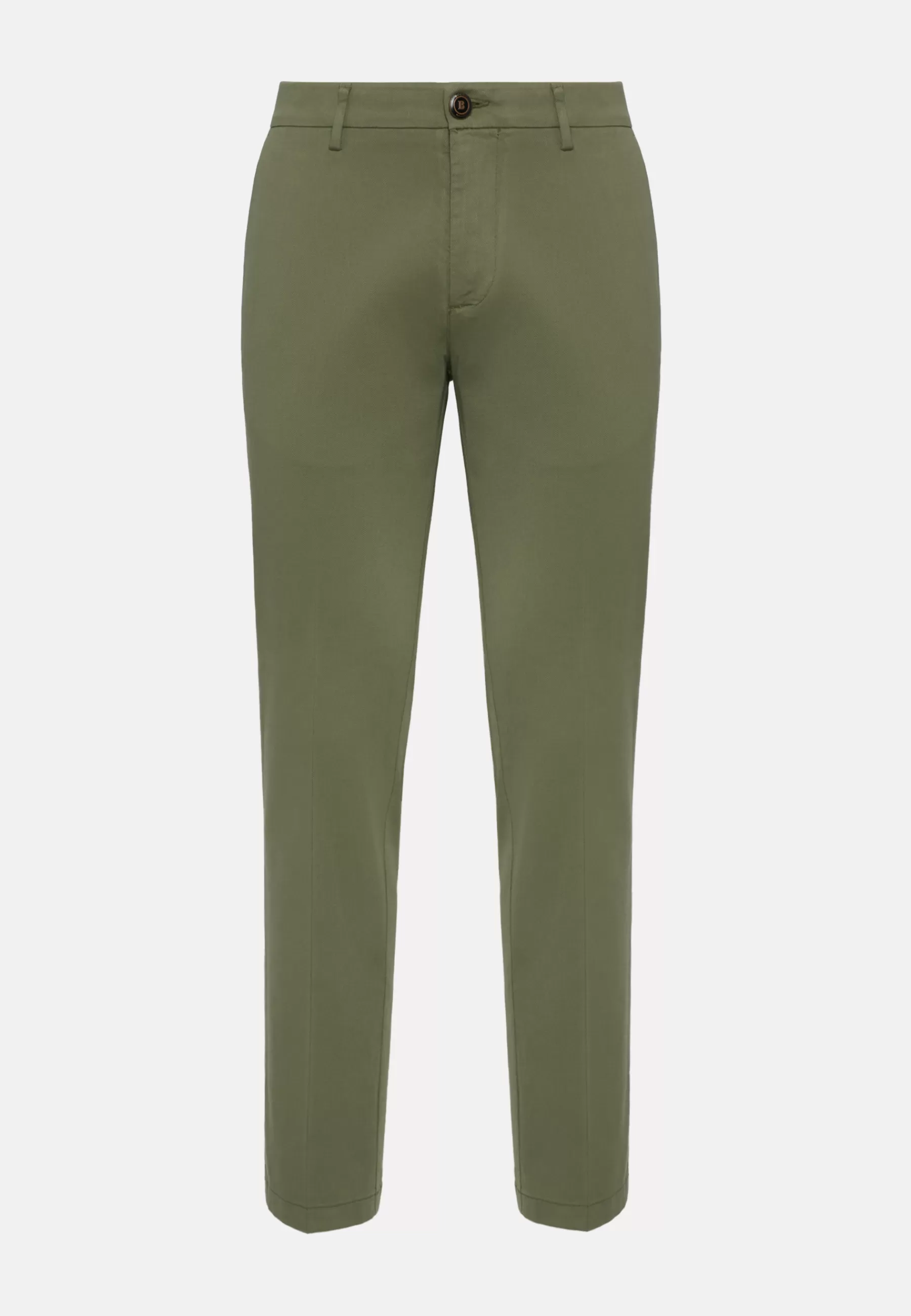 Pants^Boggi Milano Stretch Cotton/Tencel Pants Military Green