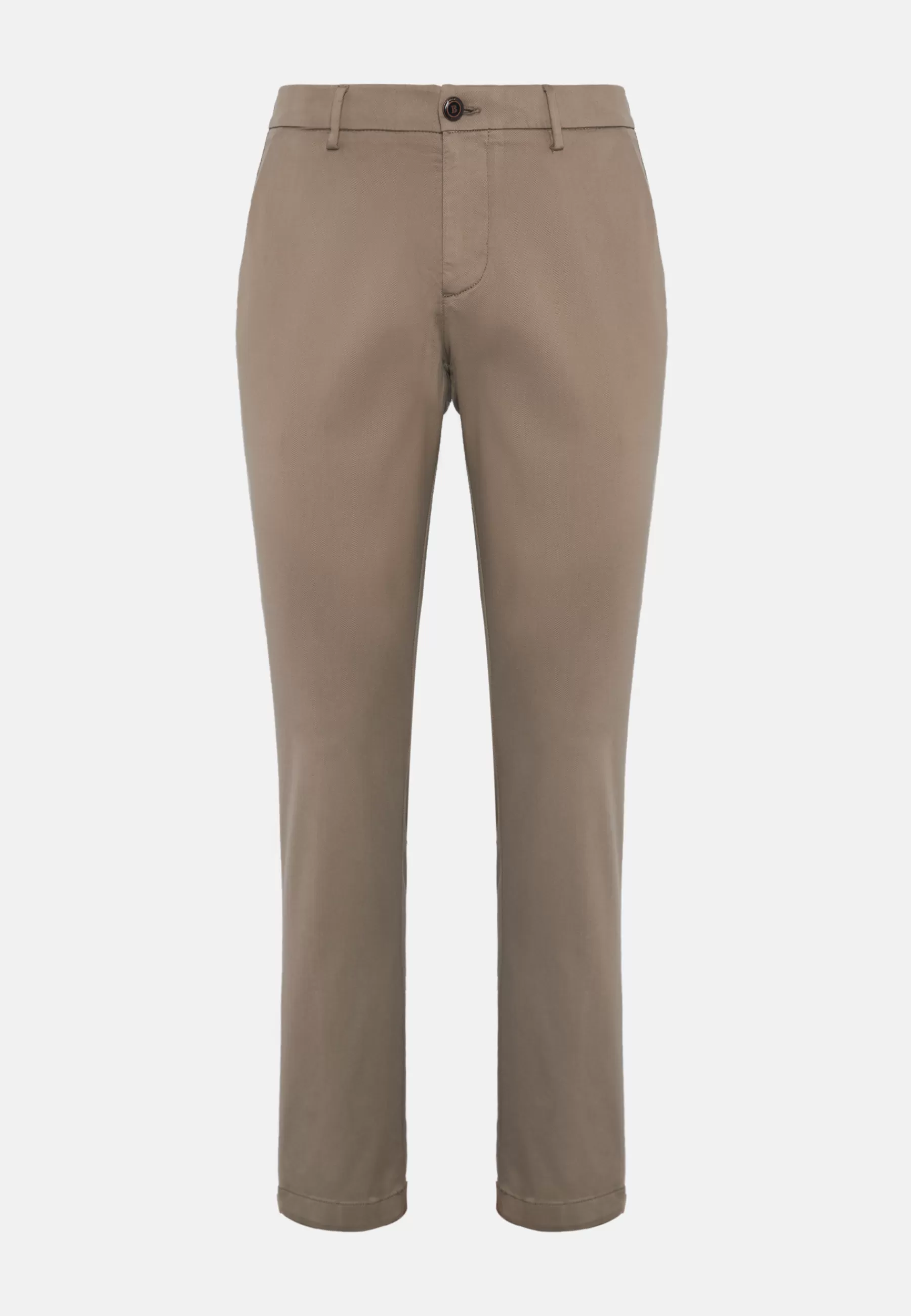 Pants^Boggi Milano Stretch Cotton/Tencel Trousers Taupe