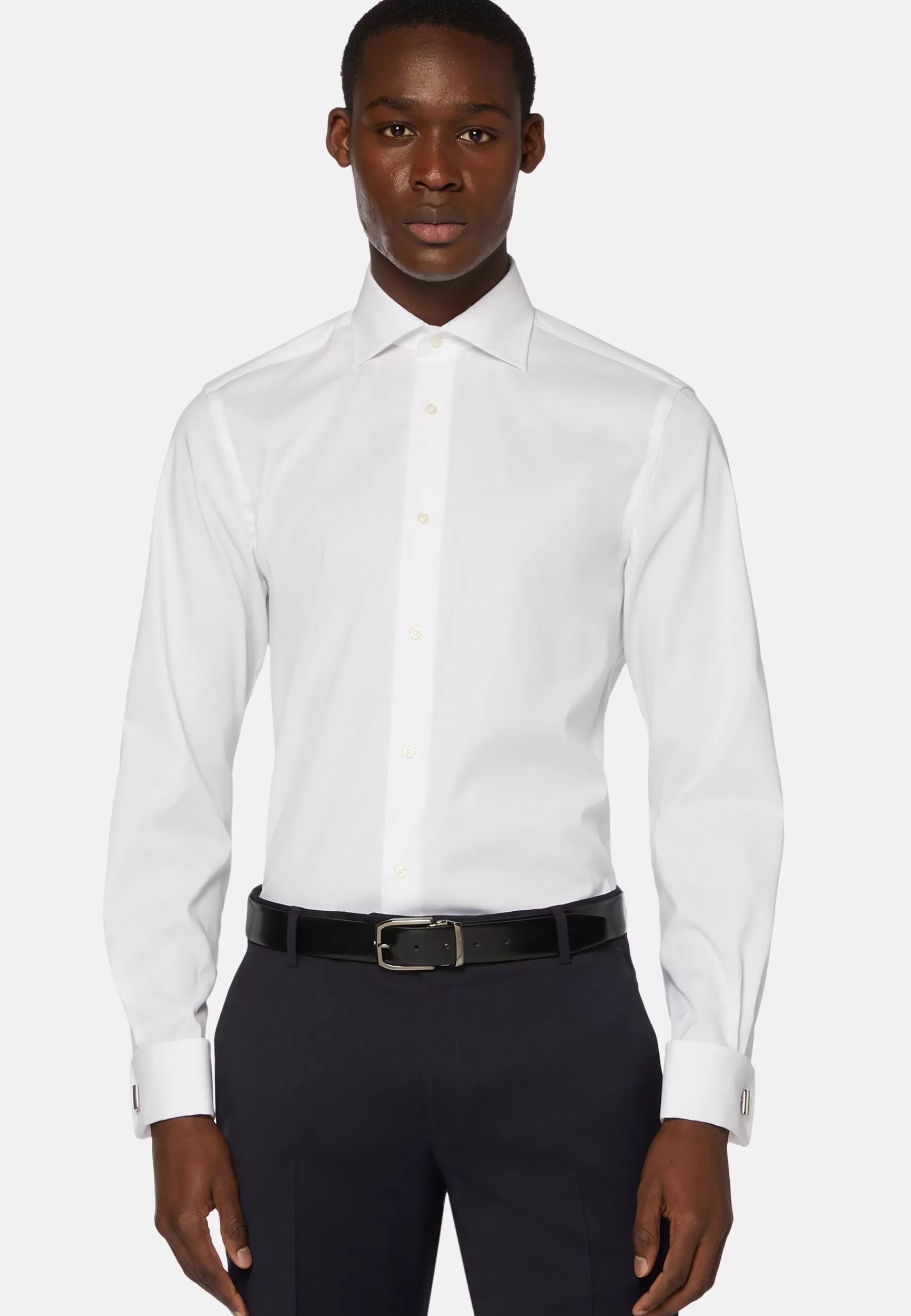 Dress Shirts | Must-Have^Boggi Milano Stretch P.Point D.Cuff Windsor Collar Shirt Slim F White