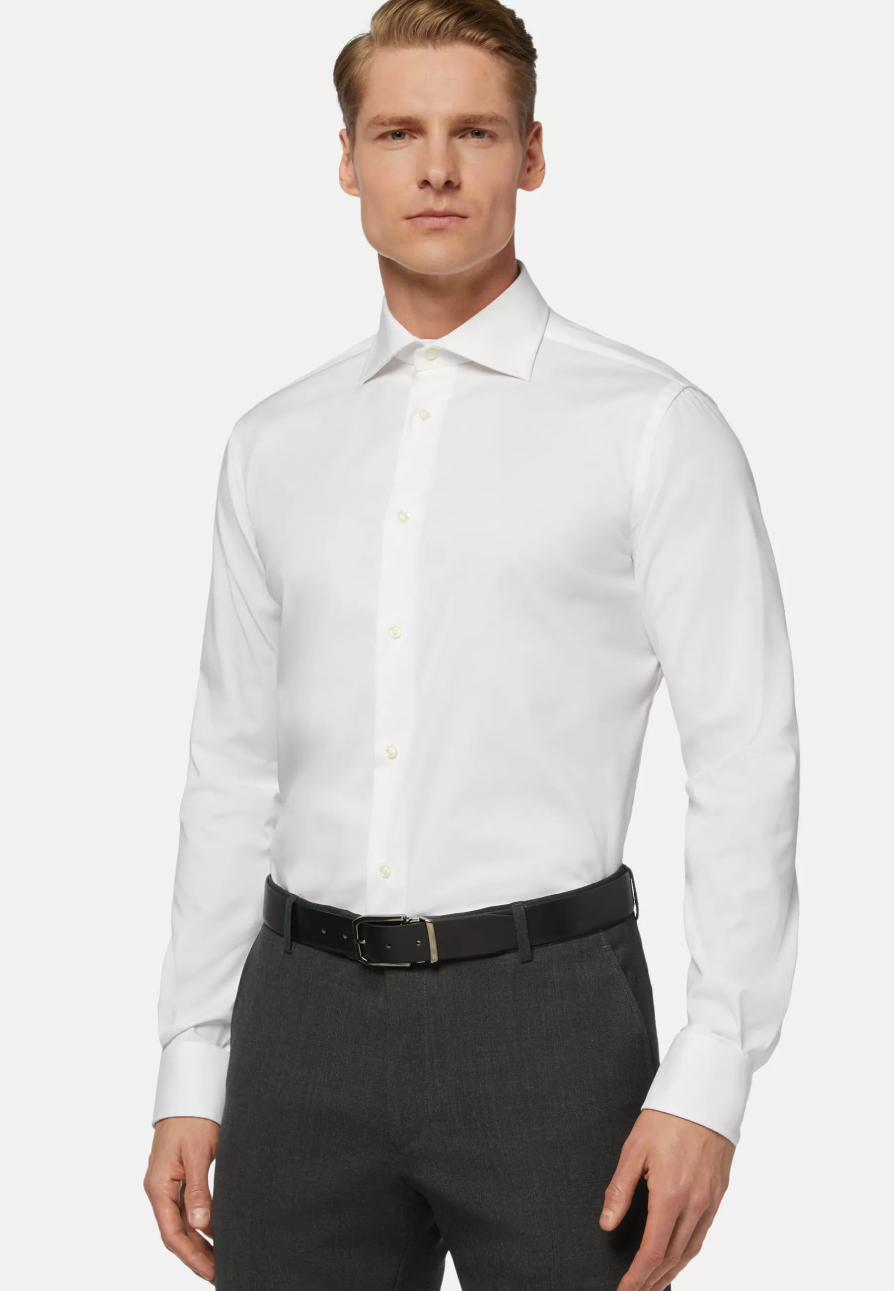 Dress Shirts | Must-Have^Boggi Milano Stretch p.point windsor collar shirt long fit White