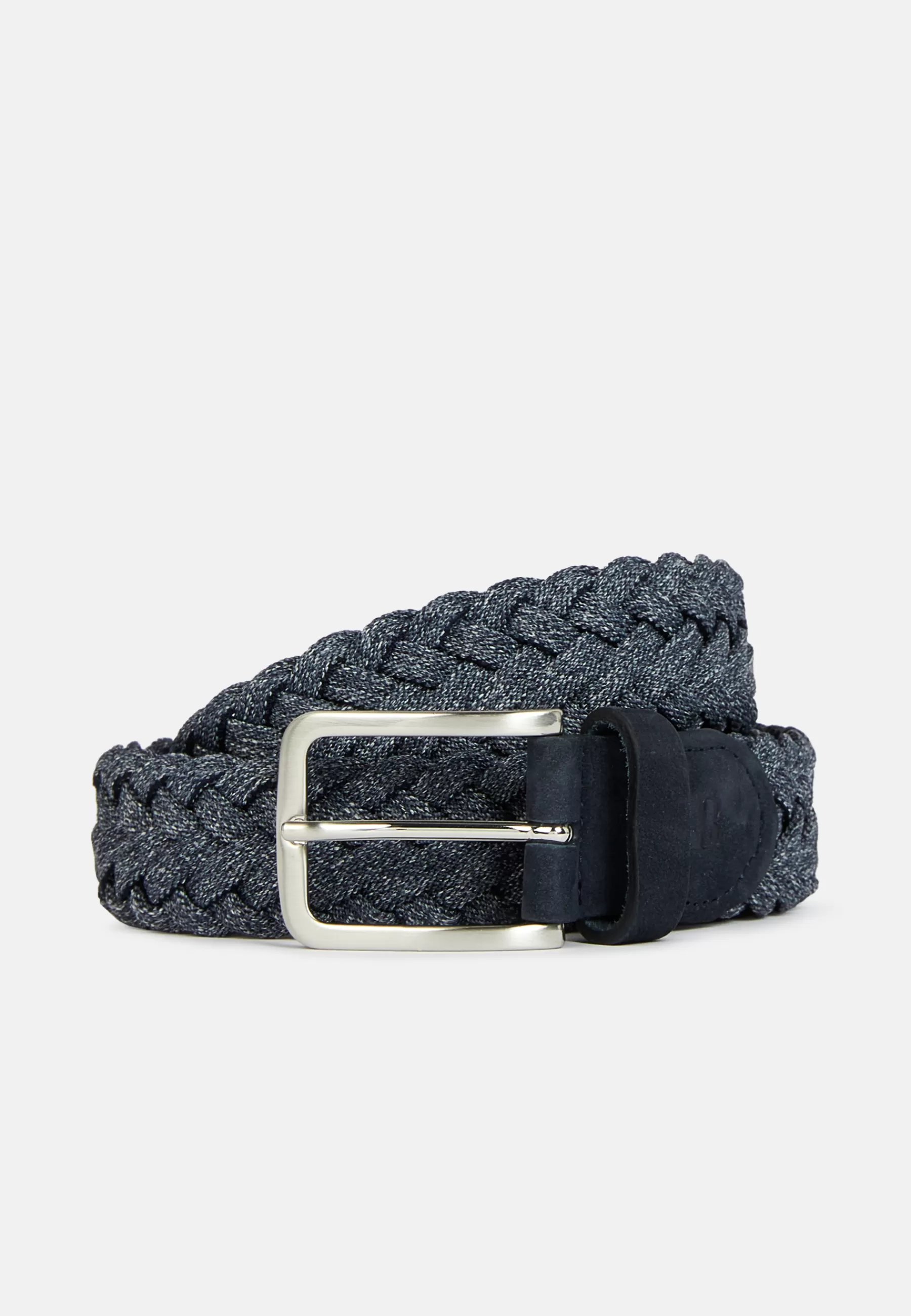 Belts^Boggi Milano Stretch Woven Belt In Technical Yarn Navy blue