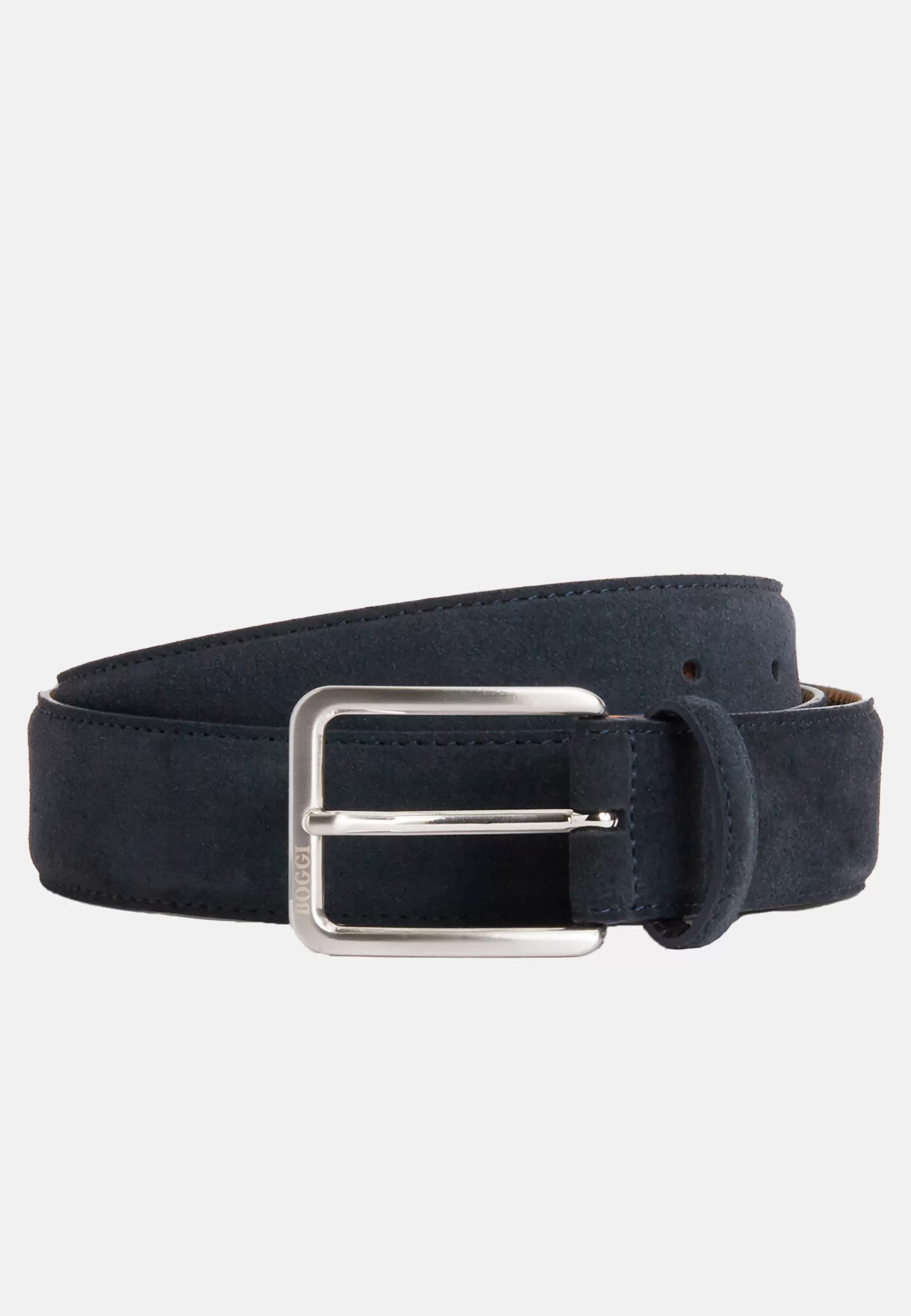 Belts^Boggi Milano Suede Belt Navy blue