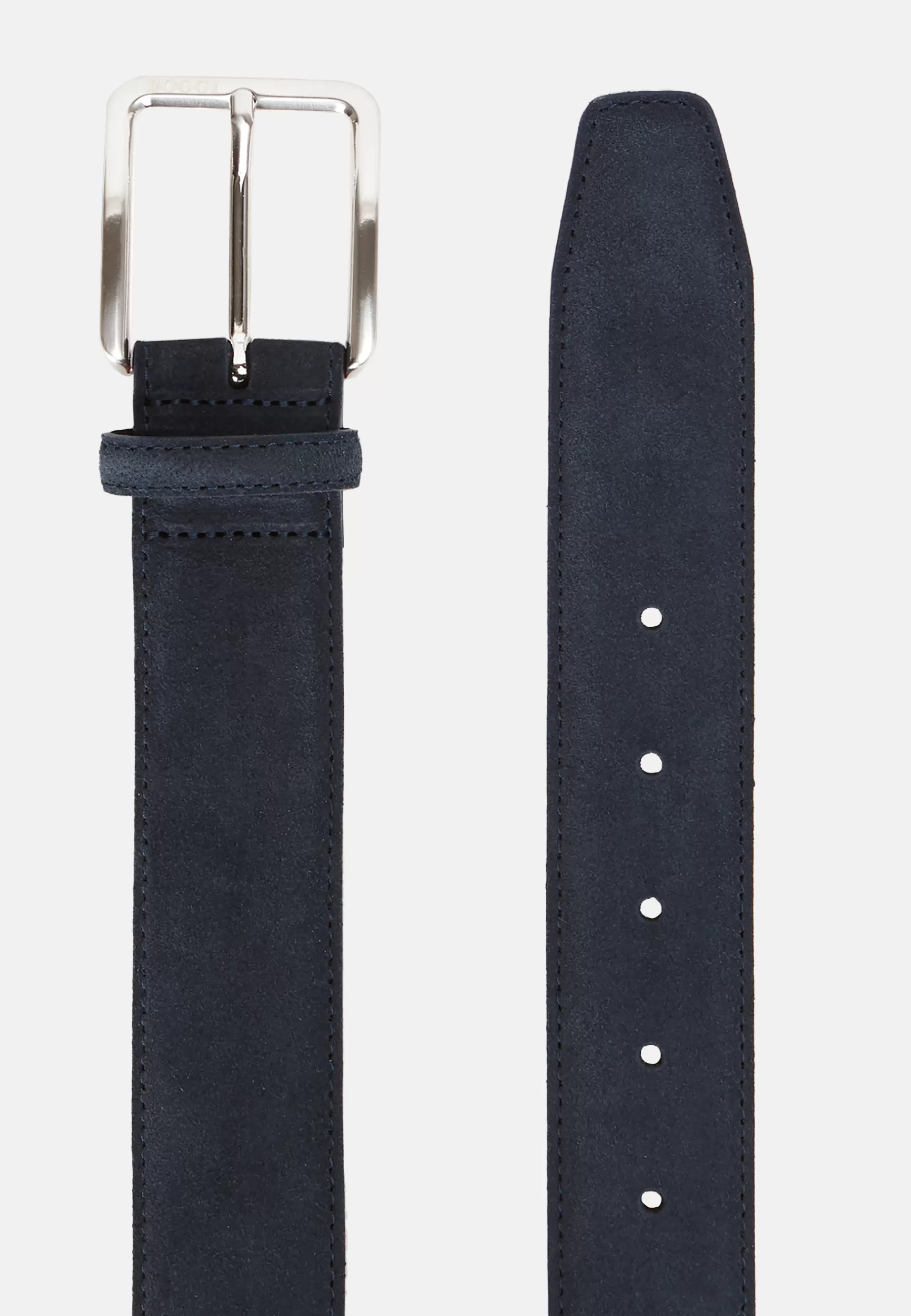 Belts^Boggi Milano Suede Belt Navy blue