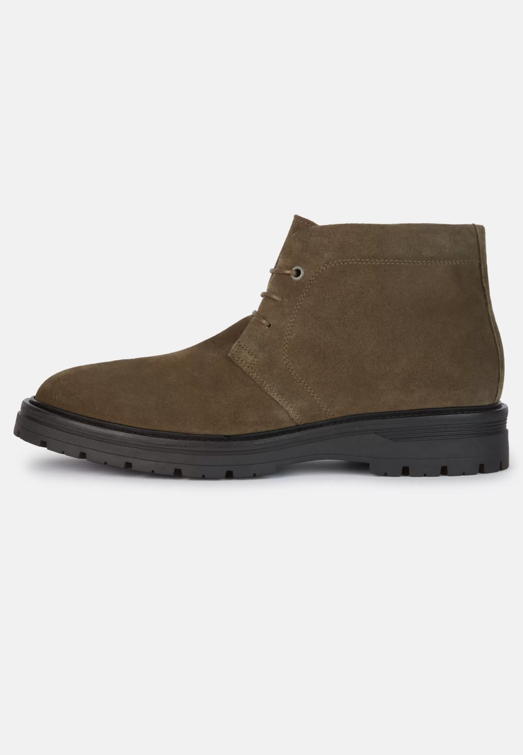 Boots^Boggi Milano Suede Leather Ankle Boots Taupe