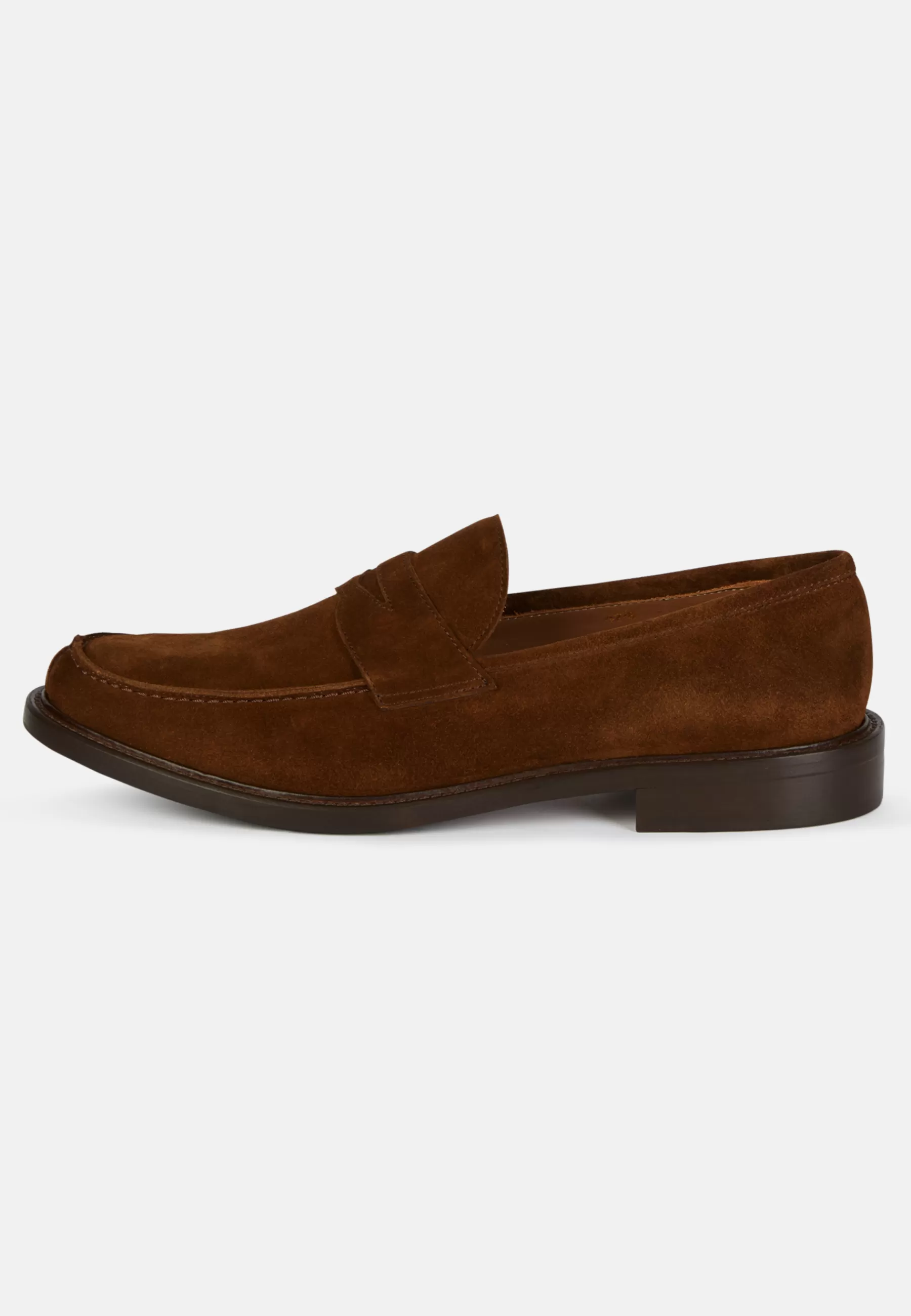 Loafers^Boggi Milano Suede Leather Loafers Brown