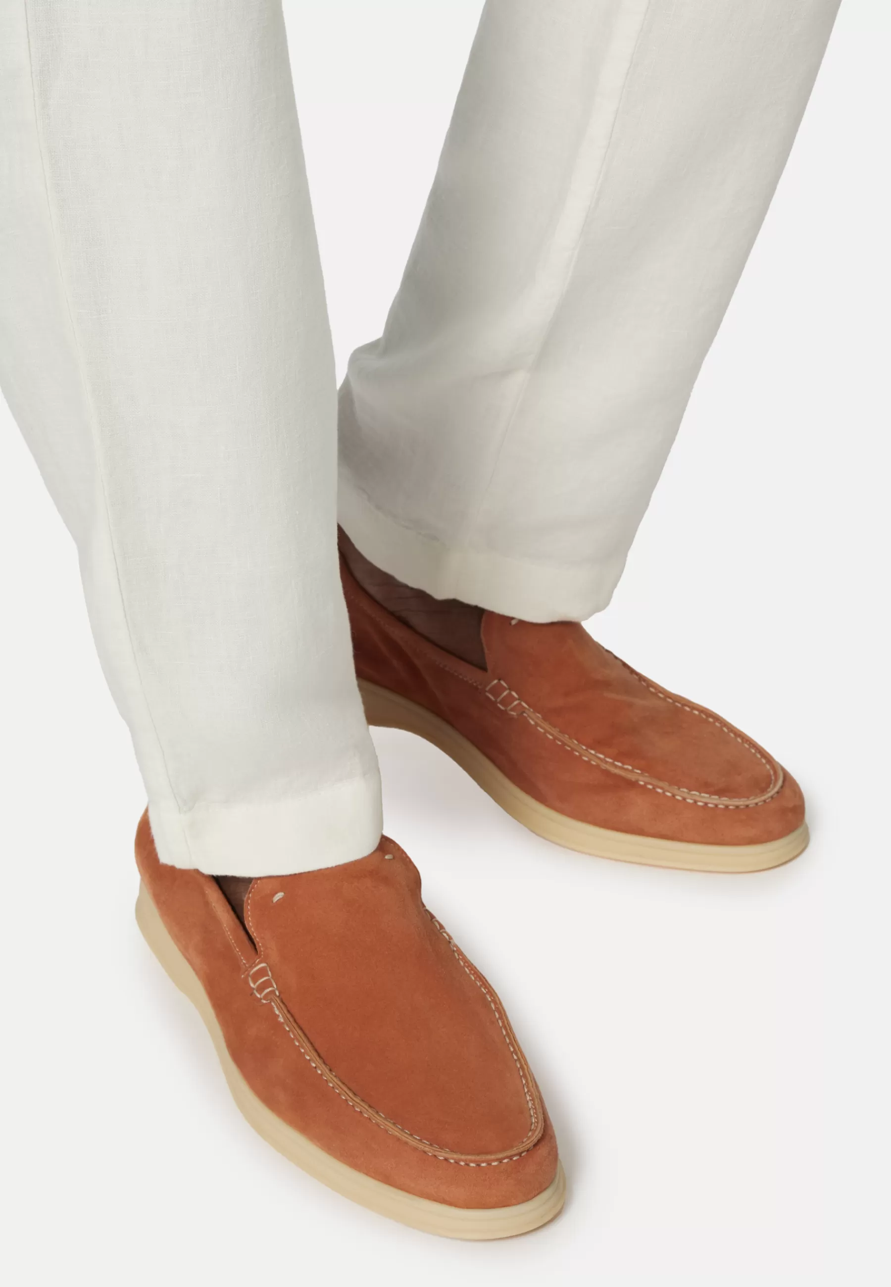 Loafers^Boggi Milano Suede Loafers Orange