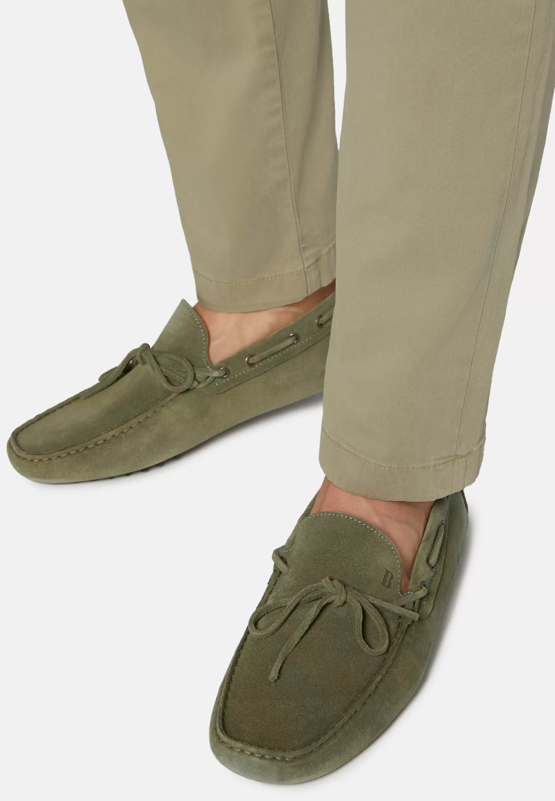 Loafers^Boggi Milano Suede Loafers Green