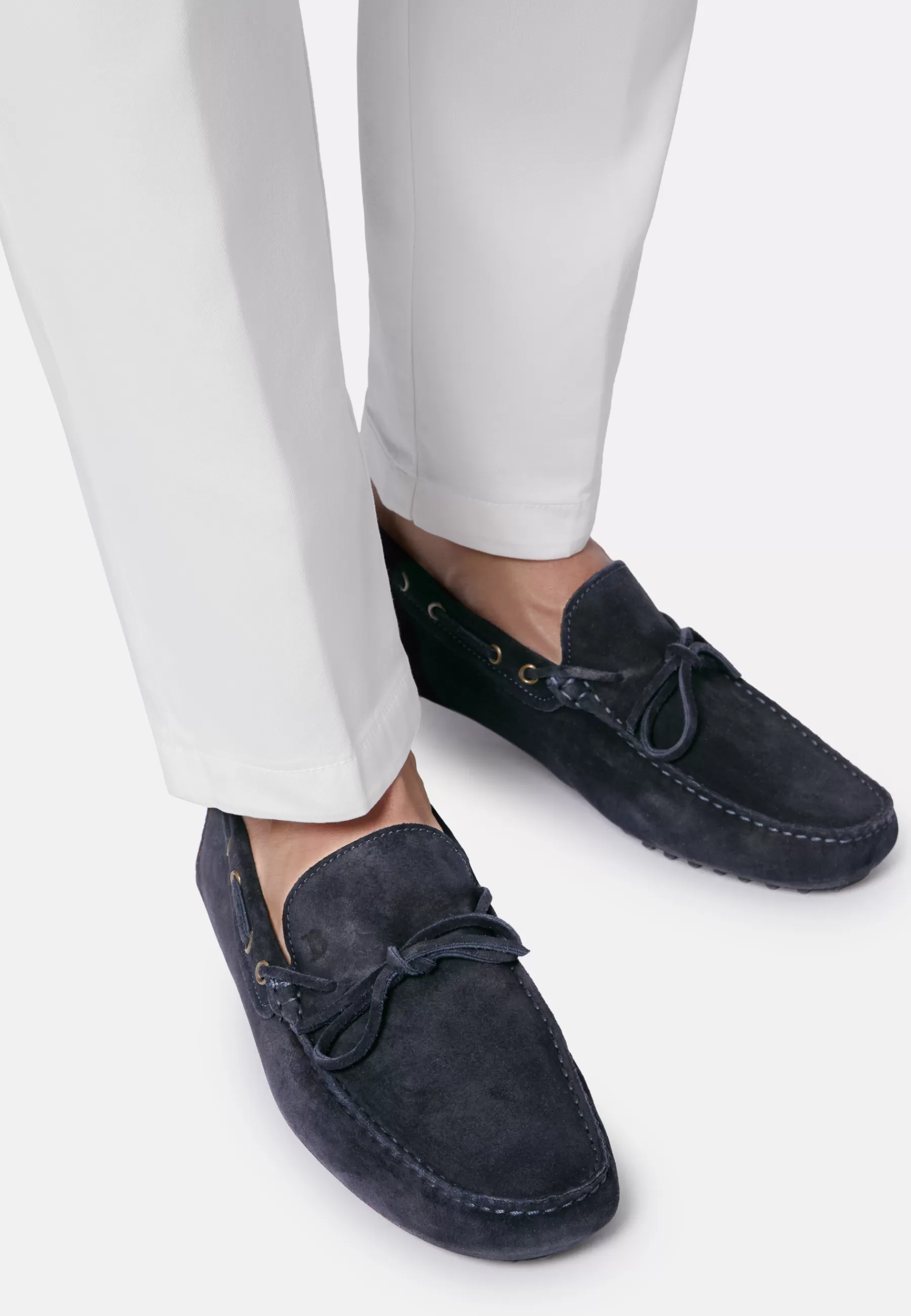 Loafers^Boggi Milano Suede Loafers Navy blue