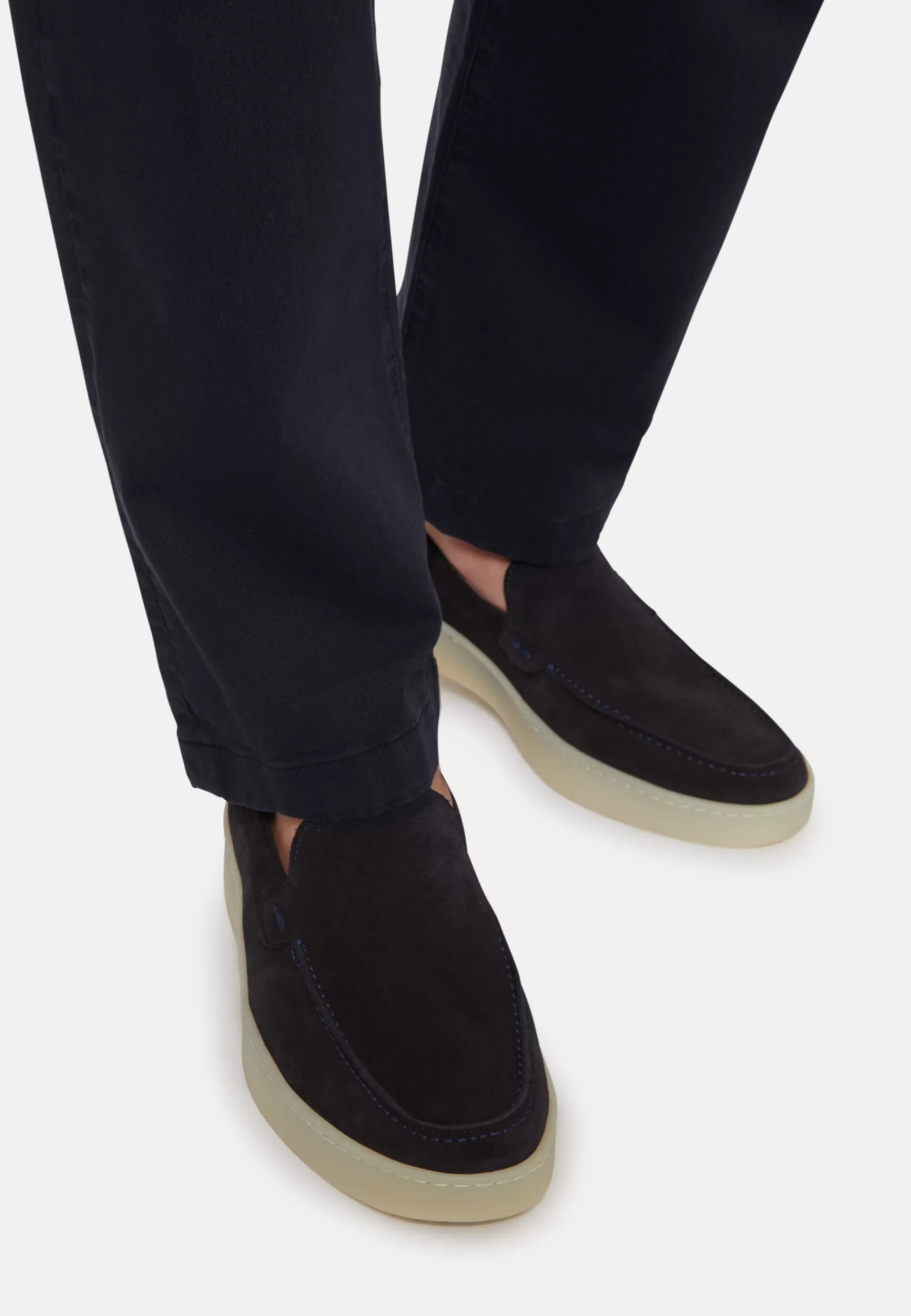 Loafers^Boggi Milano Suede Loafers Navy blue