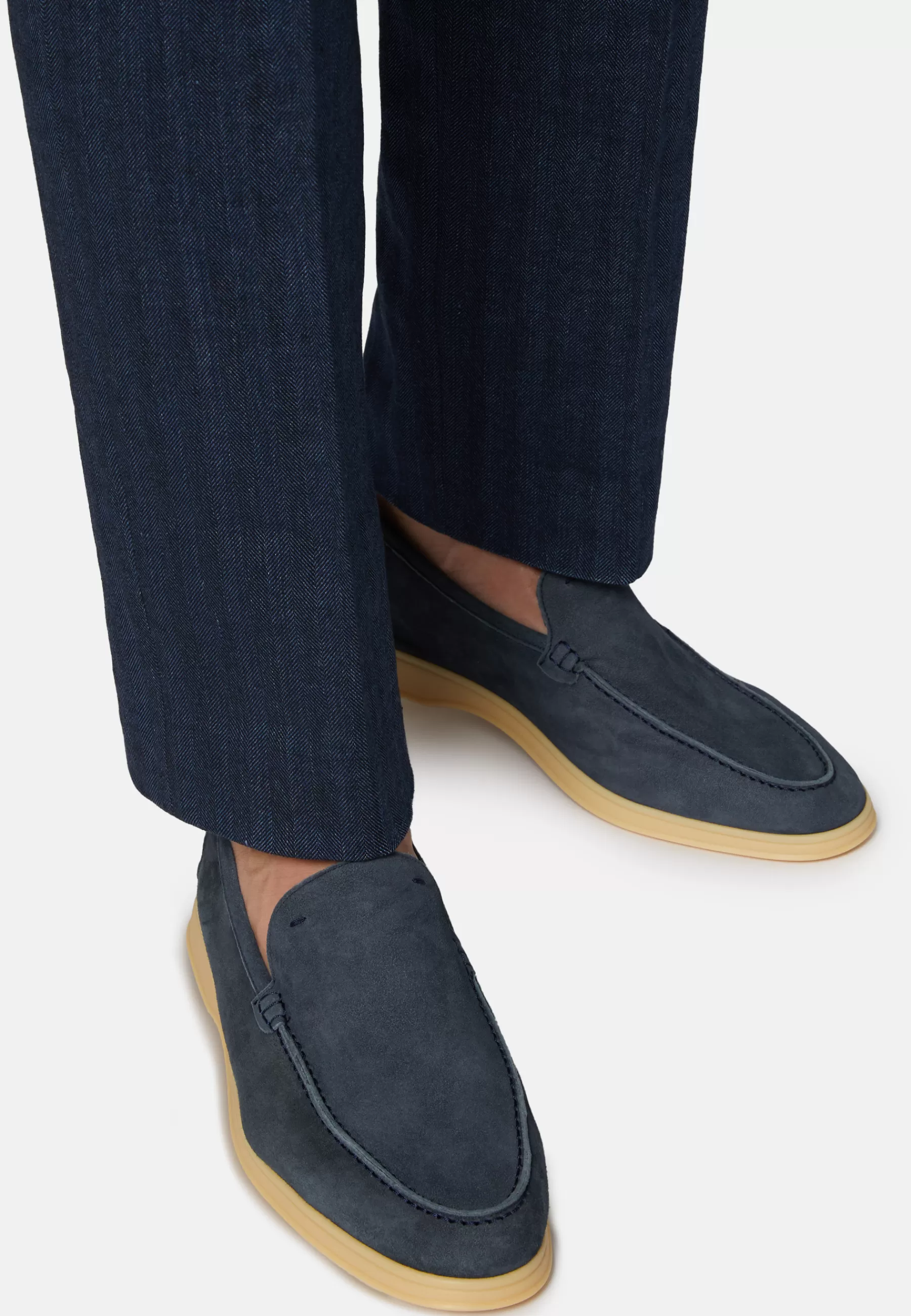 Loafers^Boggi Milano Suede Loafers Navy blue