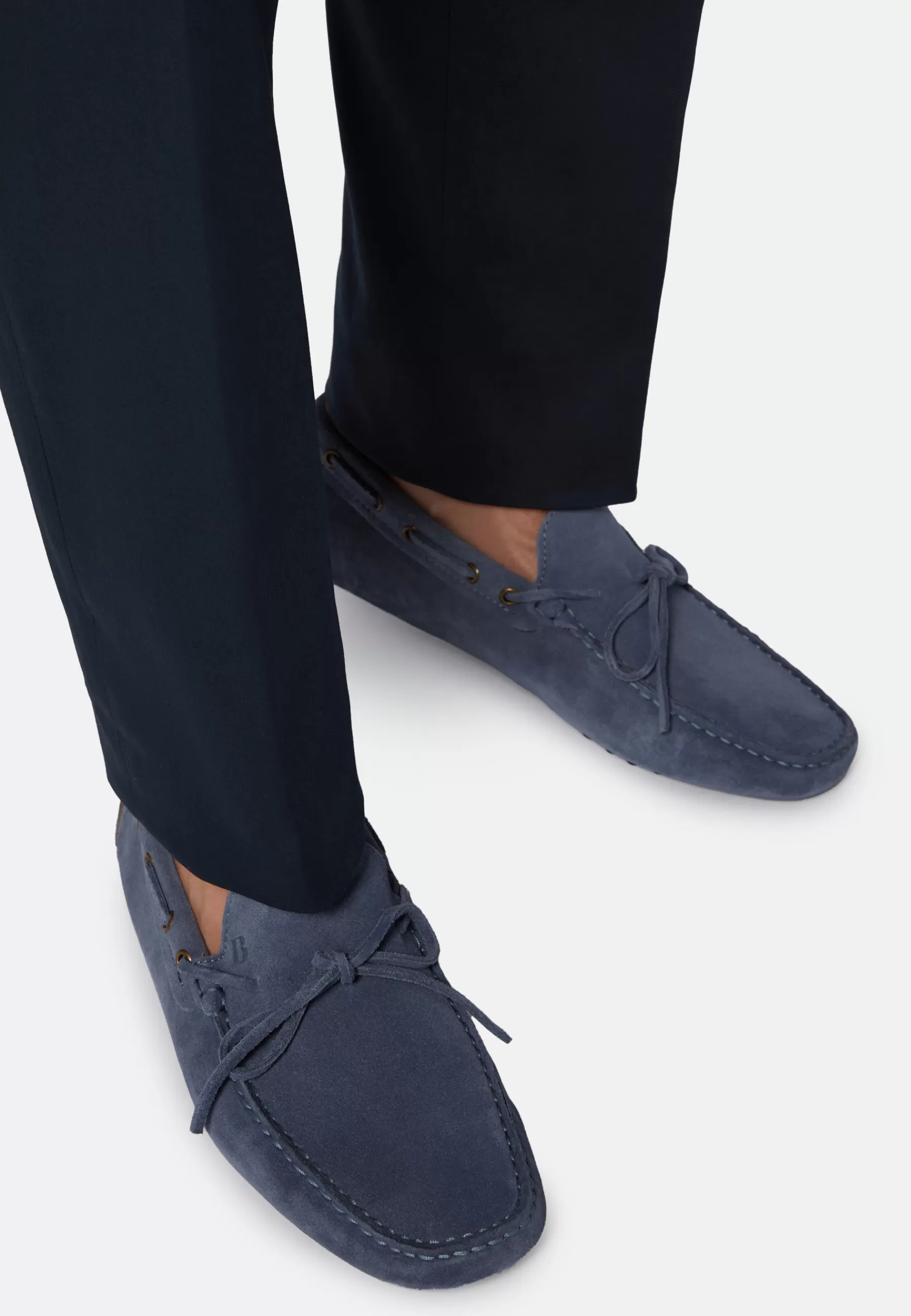 Loafers^Boggi Milano Suede Loafers Medium Blue