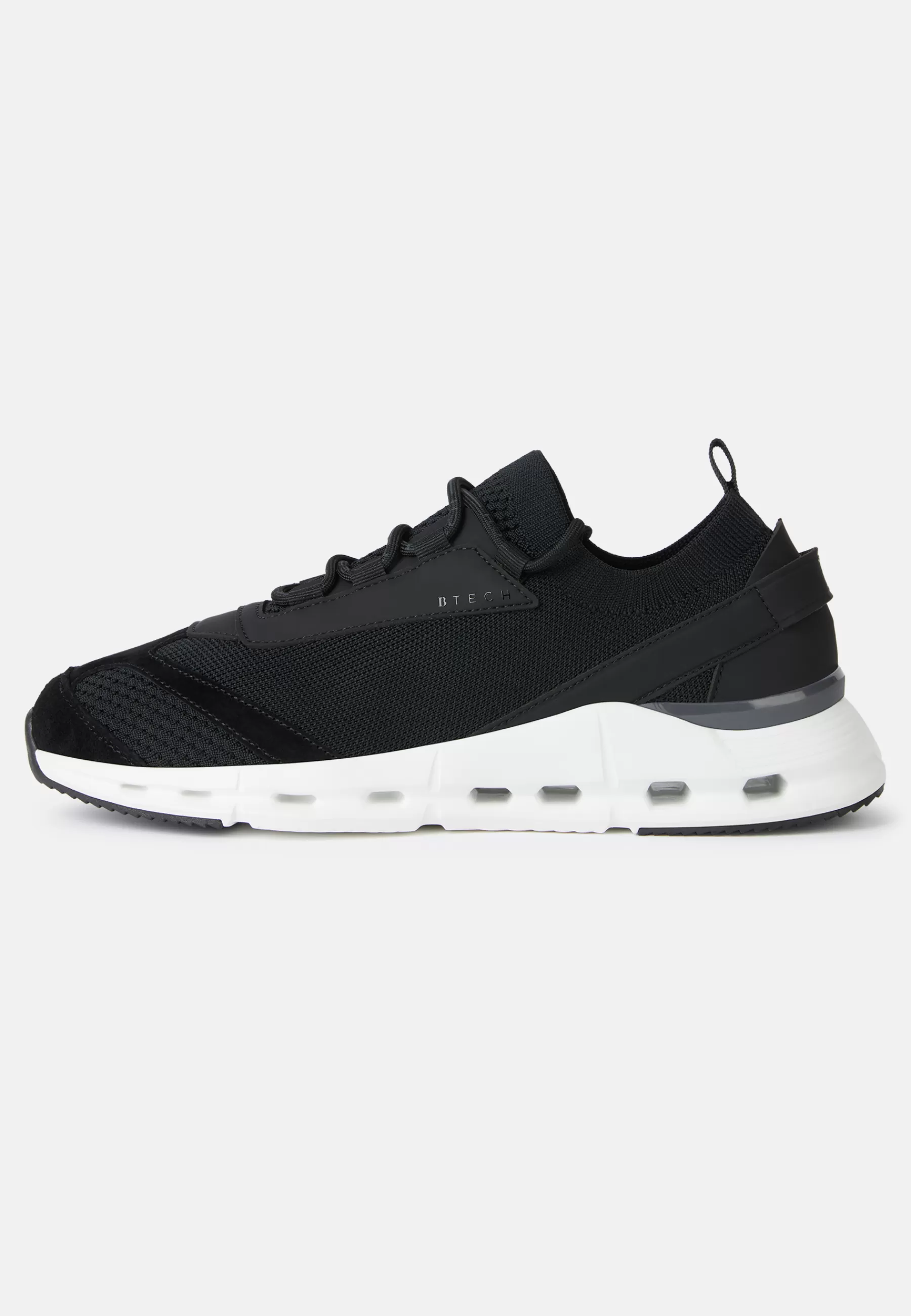 Sneakers^Boggi Milano Tech Sneakers In Jersey Black