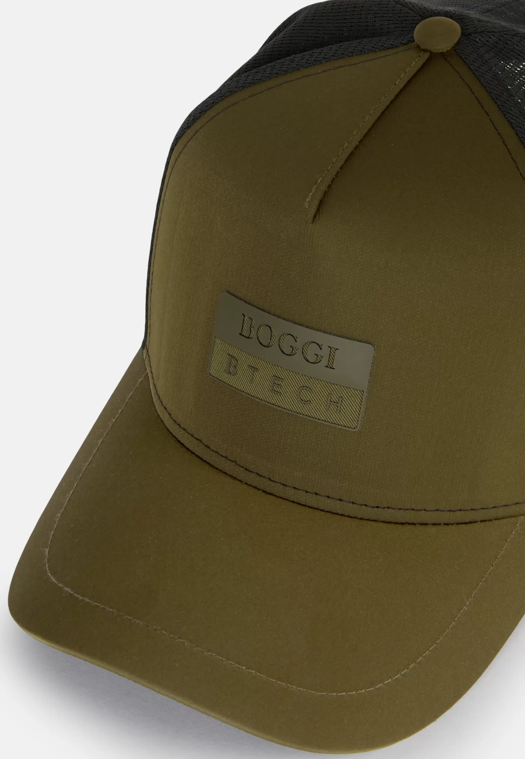 Hats^Boggi Milano Technical Fabric Baseball Cap Military Green