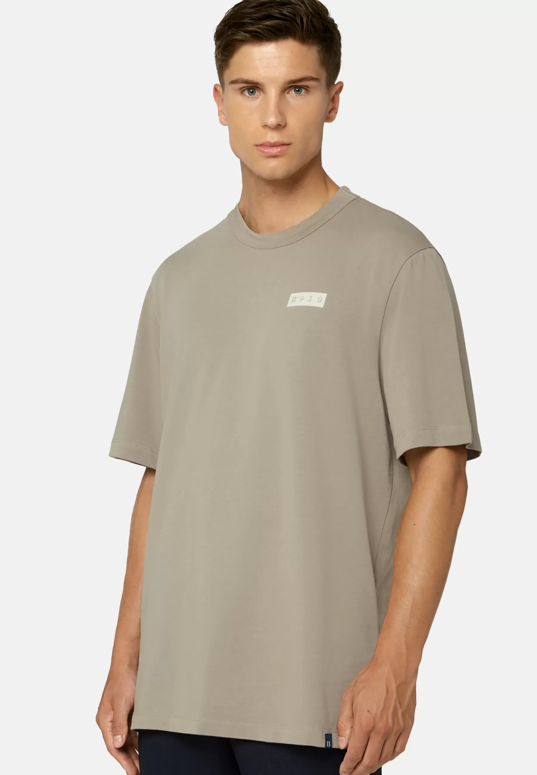 T-Shirts^Boggi Milano T-Shirt B939 In Cotton Taupe