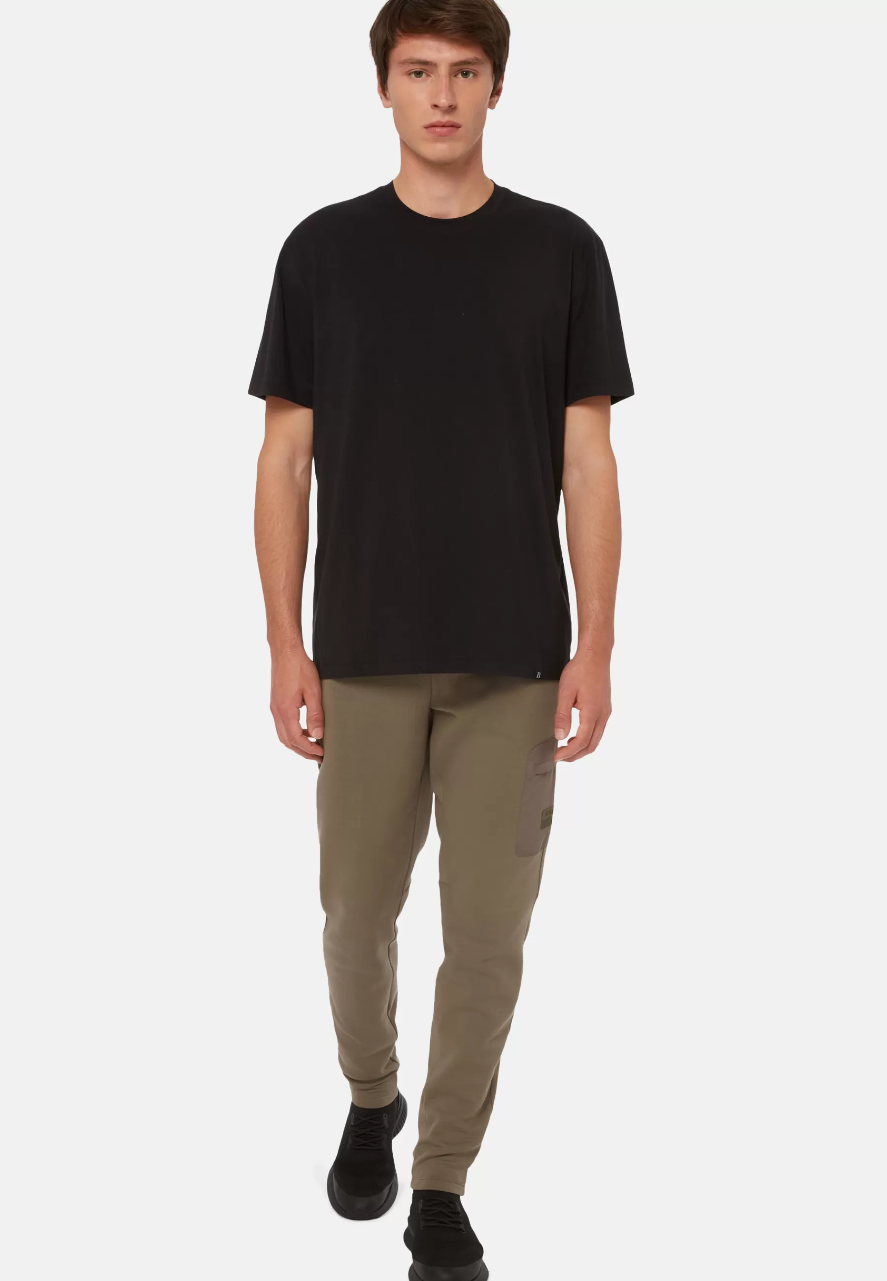 T-Shirts^Boggi Milano T-Shirt In Stretch Supima Cotton Black