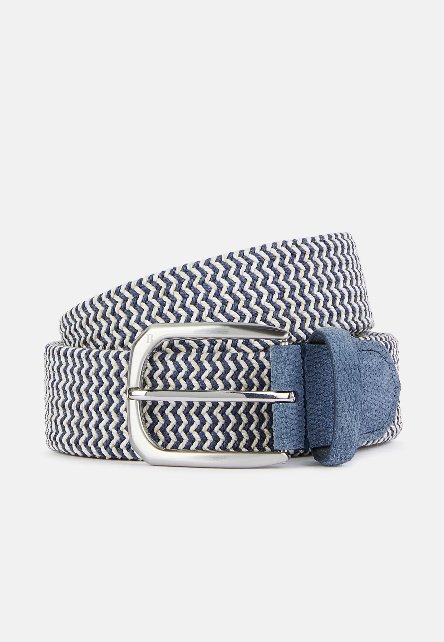 Belts^Boggi Milano Tubular Cotton Sash Belt Blue