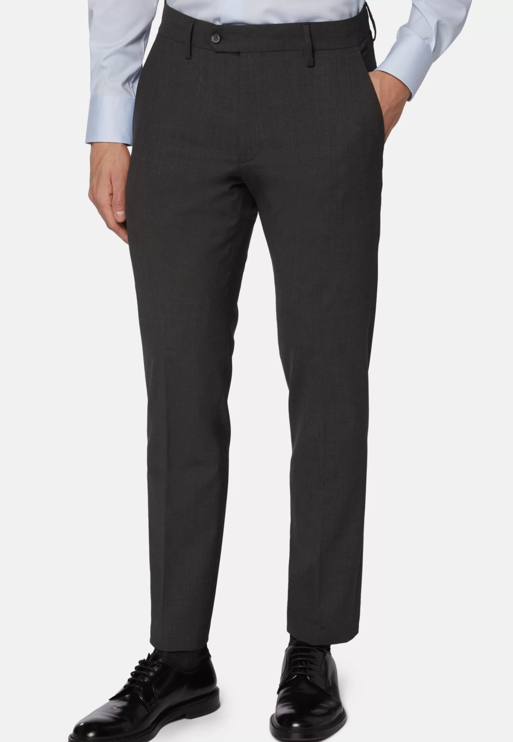 Pants and Jeans | Pants^Boggi Milano Washable Wool Stretch Pants Charcoal