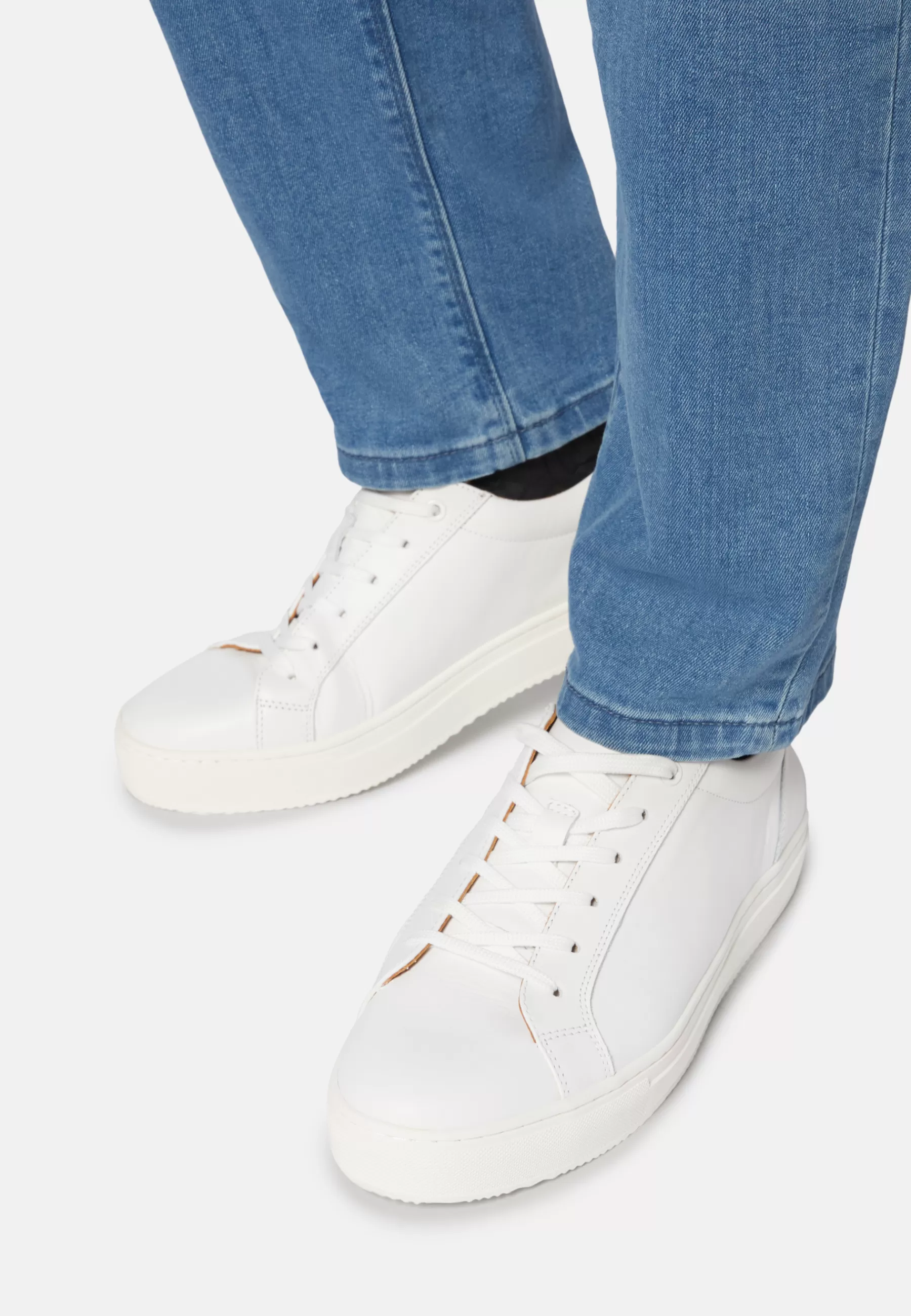 Sneakers^Boggi Milano Leather Trainers White