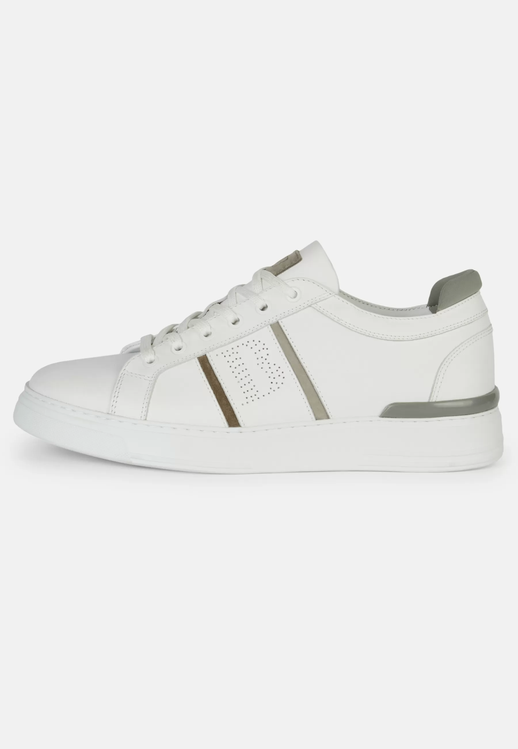 Sneakers^Boggi Milano Leather Trainers With Logo White