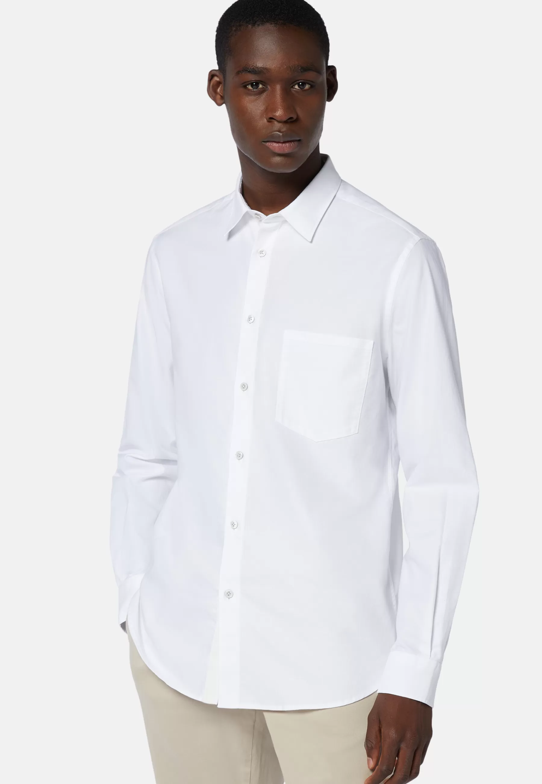 Casual Shirts^Boggi Milano Oxford Cotton Shirt Regular Fit White