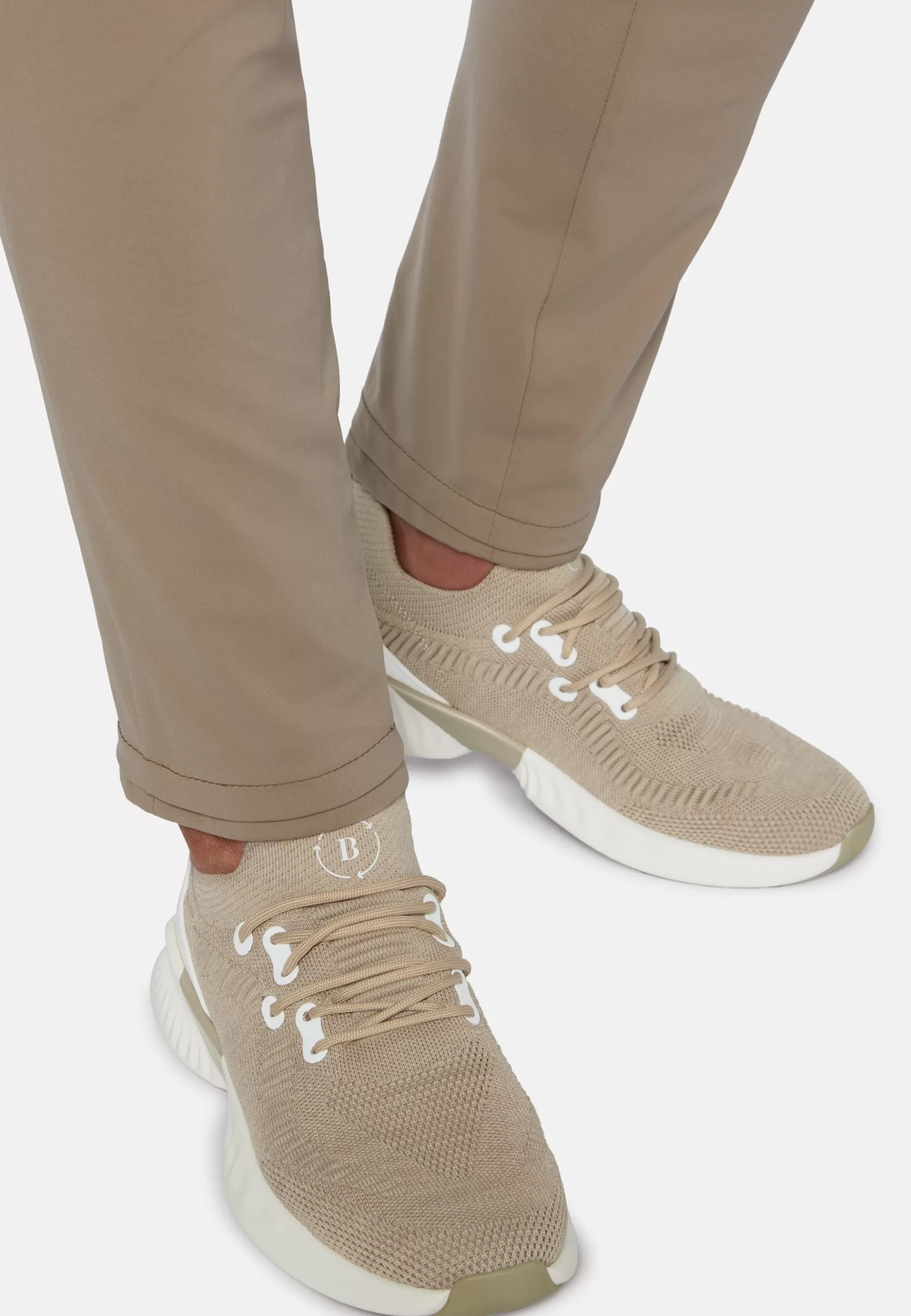 Sneakers^Boggi Milano Willow Trainers in Recycled Yarn Beige