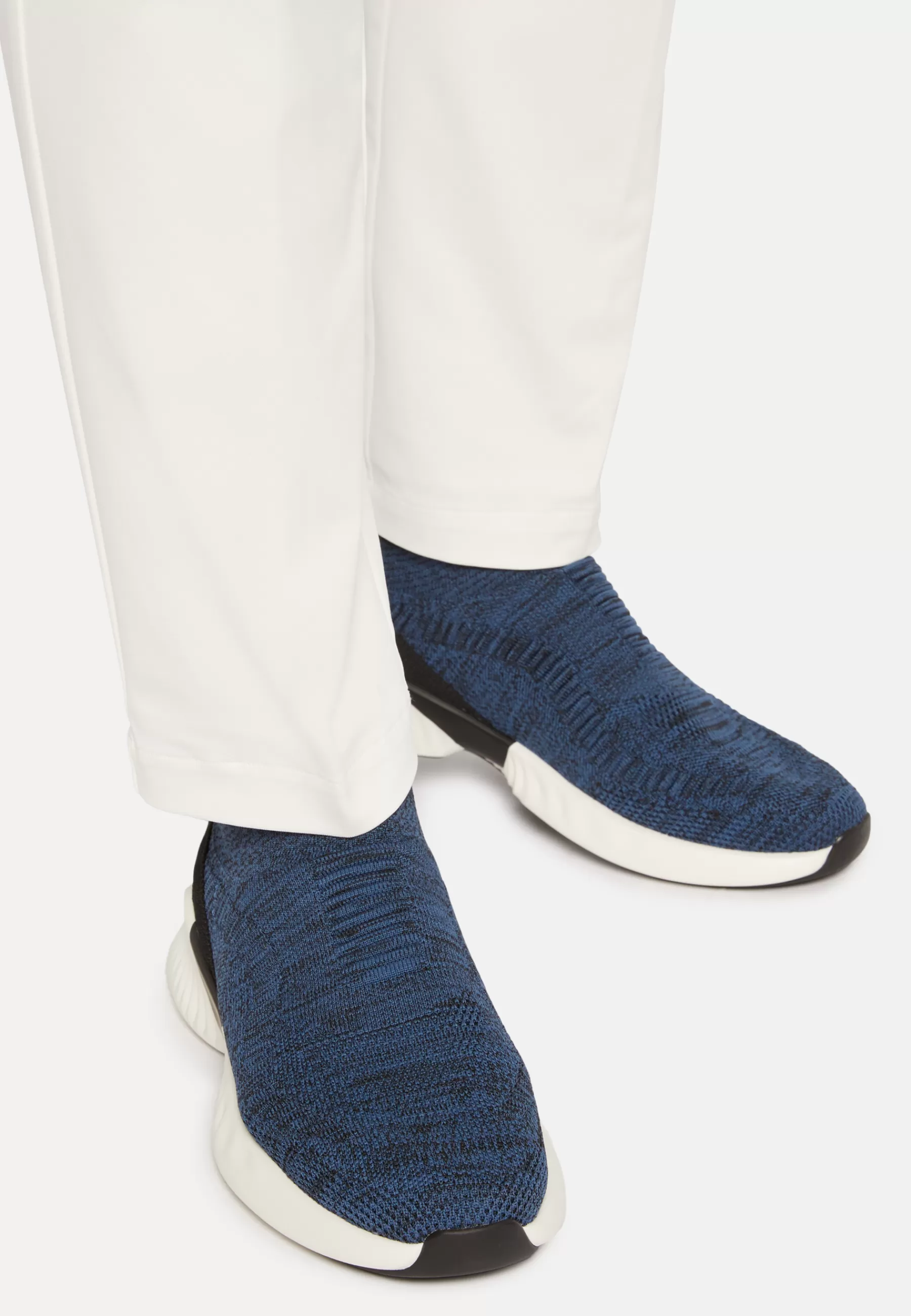 Sneakers^Boggi Milano Willow Trainers in Recycled Yarn Blue