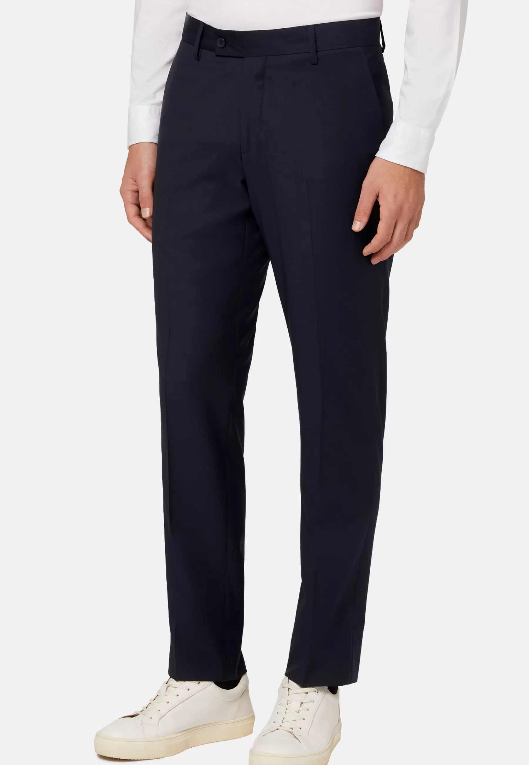 Pants and Jeans | Must-Have^Boggi Milano Wool B Aria Pants Navy blue